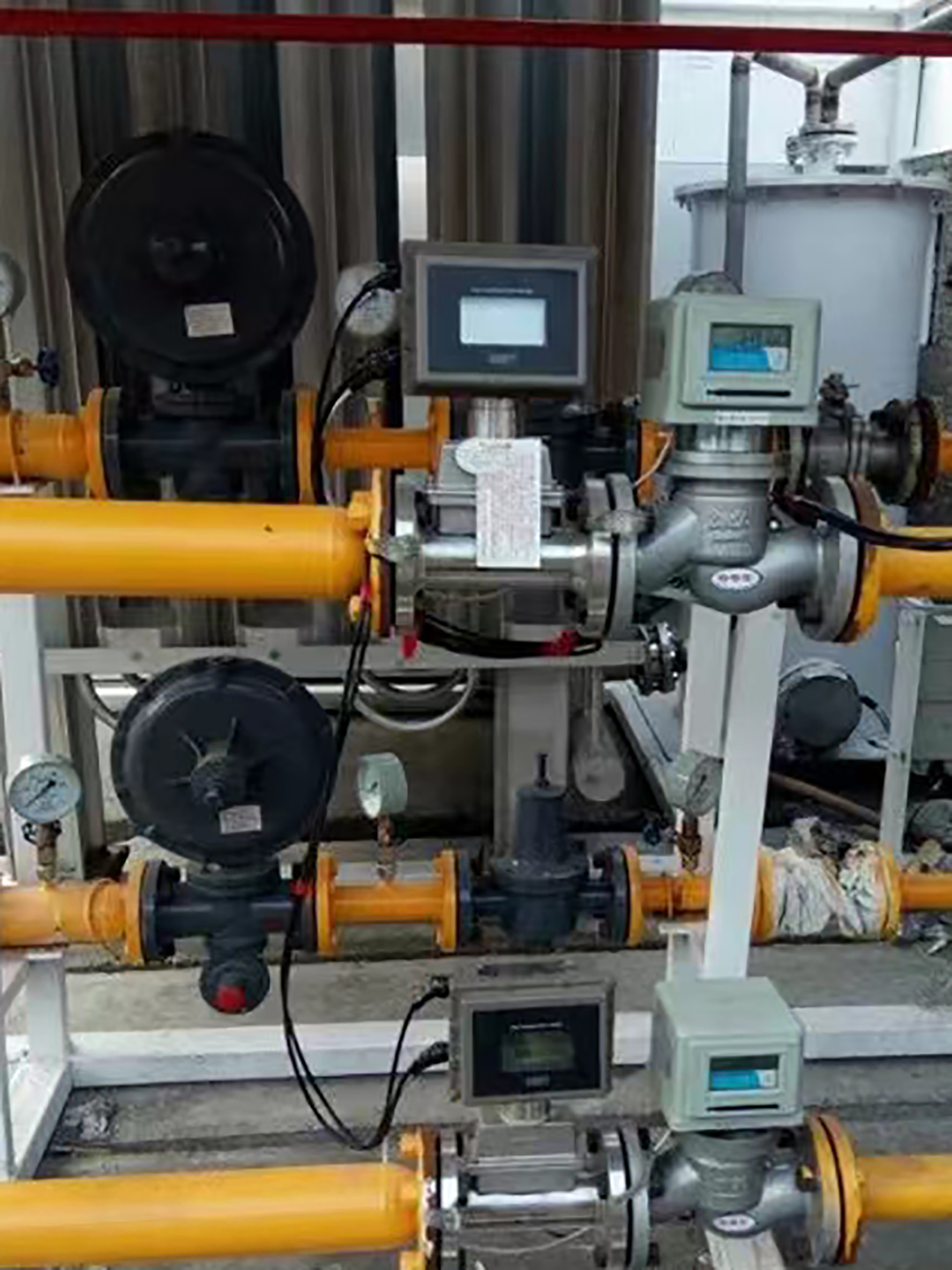 大躍氣體渦輪流量計安裝調(diào)試后，運(yùn)行正常