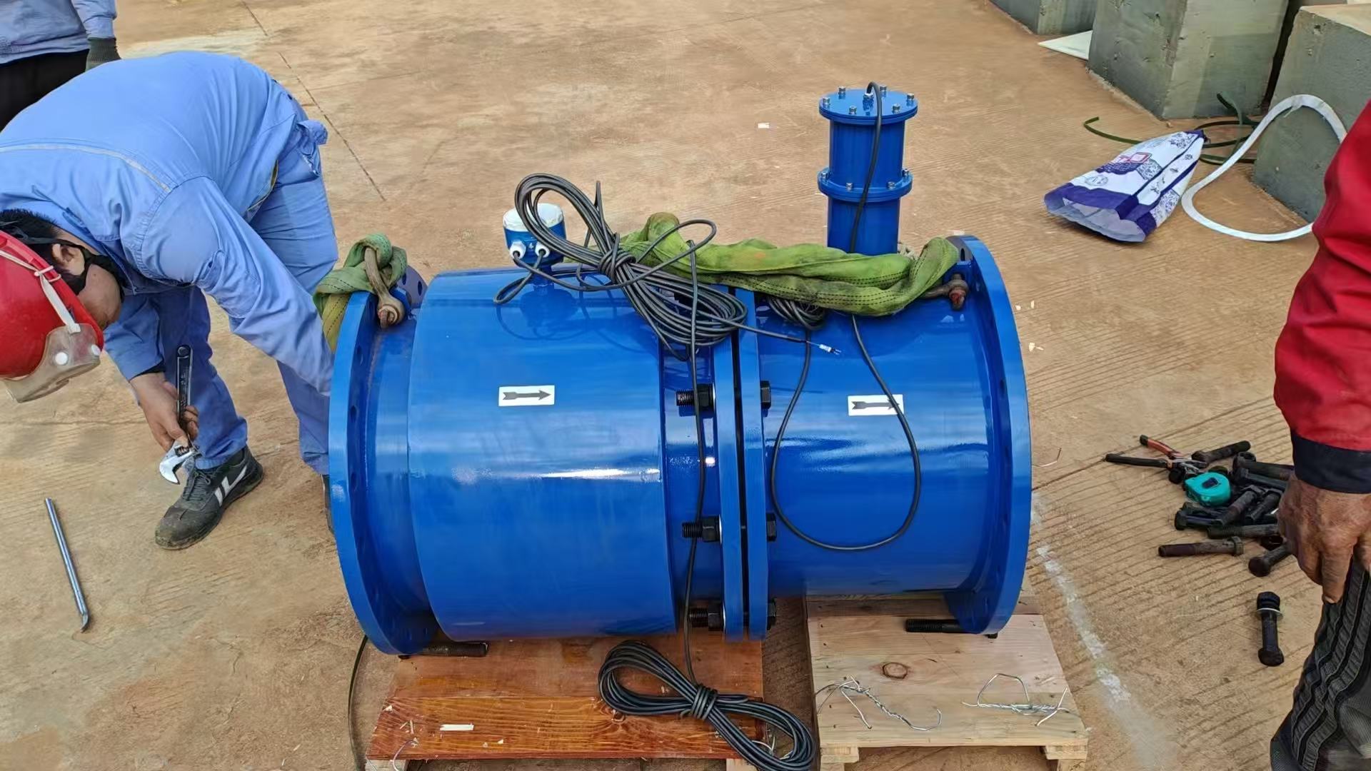 DN500非滿管流量計(jì)測(cè)泥漿 DN500非滿管流量計(jì)測(cè)泥漿